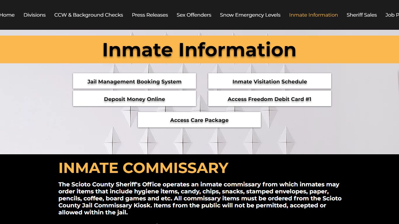 Inmate Information - Portsmouth